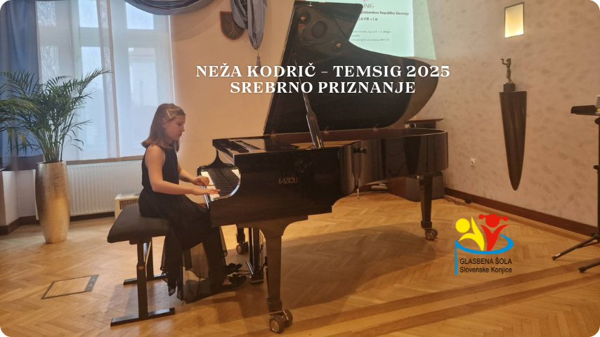 Neža Kodrič, srebrno priznanje TEMSIG 2025